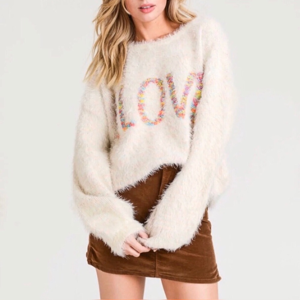 #Love Soft Mohair Sweater